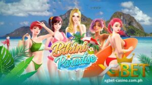 Ang Bikini Paradise Slot Machine isang XGBET online casino slot mula sa PG Games. Nagtatampok ng Stacked Wild na simbolo na may multiplier.